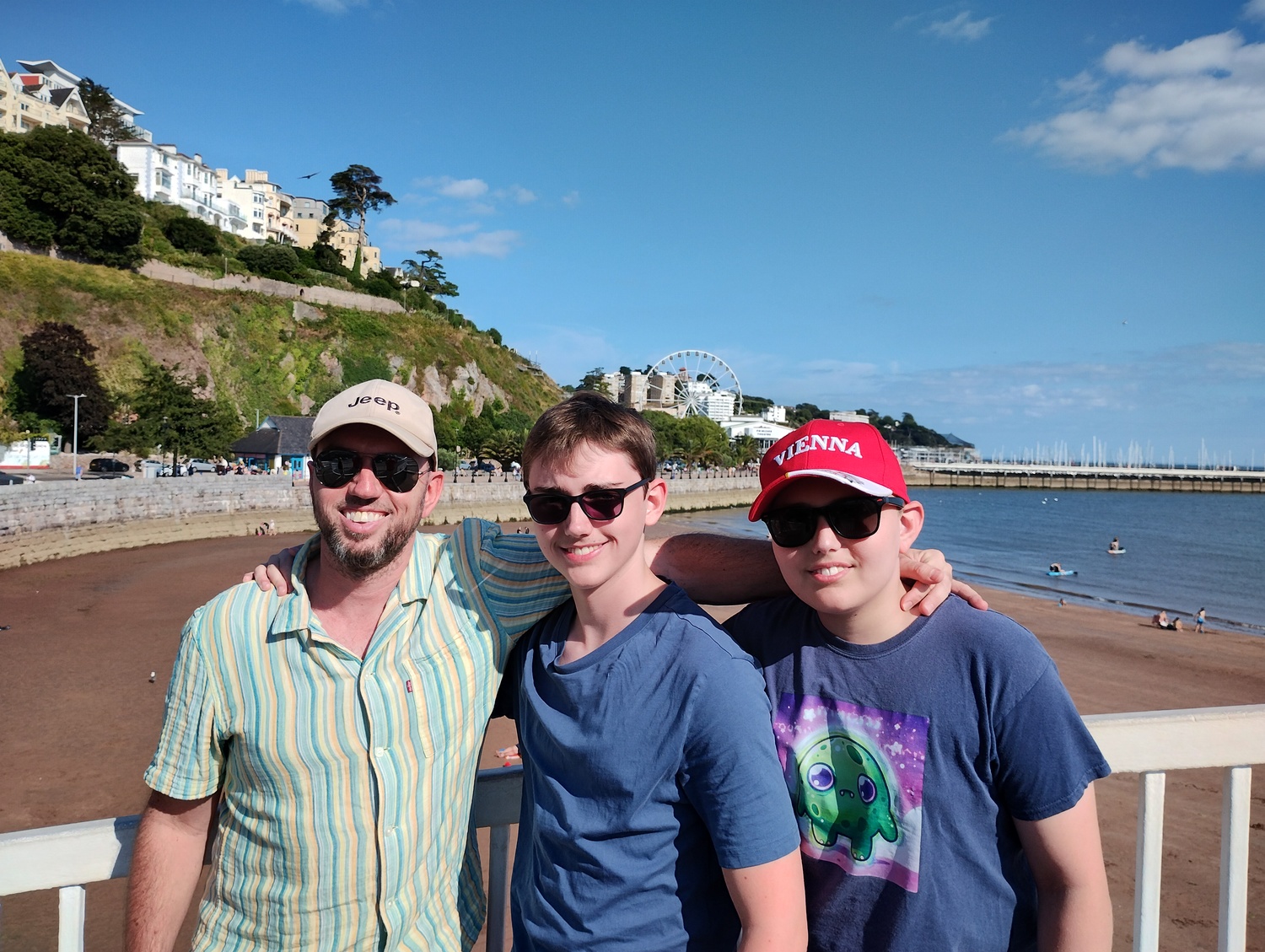 Simon Pilbrow and his children on holiday. Photo courtesy of Simon Pilbrow Simon Pilbrow and his children on holiday. Photo courtesy of Simon Pilbrow