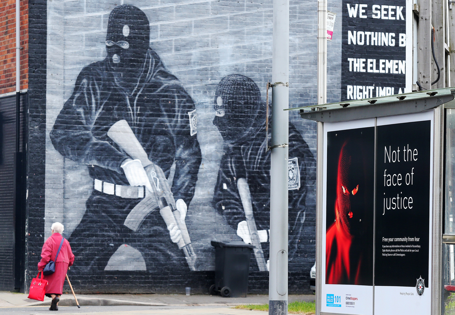 Paramilitary flags and murals are common in some parts of Northern Ireland. A UVF mural in east Belfast. File photo by Jonathan Porter, Press Eye Paramilitary flags and murals are common in some parts of Northern Ireland. A UVF mural in east Belfast. File photo by Jonathan Porter, Press Eye
