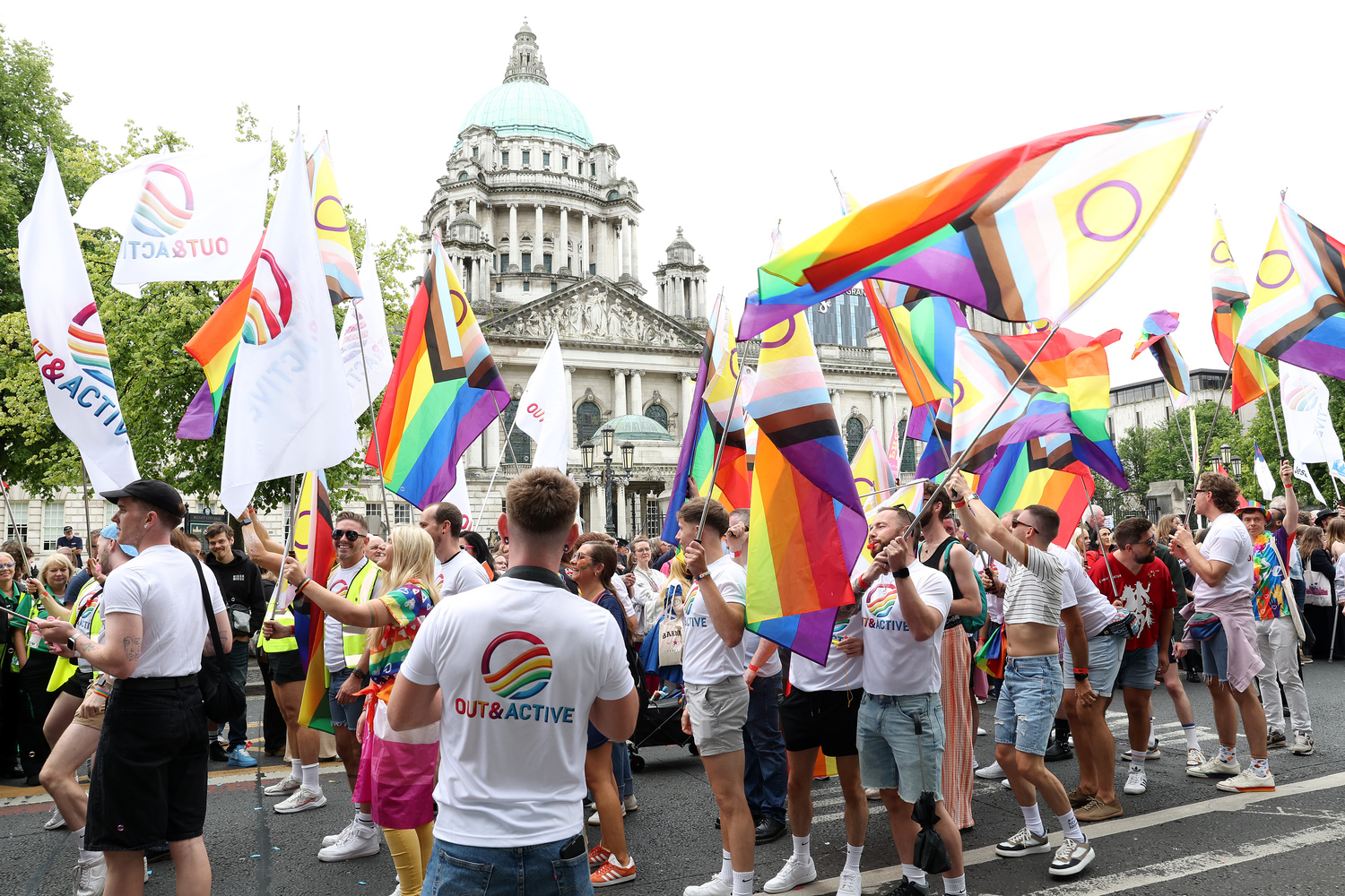 The 2025 Belfast Pride parade through Belfast city centre. Photograph by Declan Roughan, Press Eye The 2025 Belfast Pride parade through Belfast city centre. Photograph by Declan Roughan, Press Eye