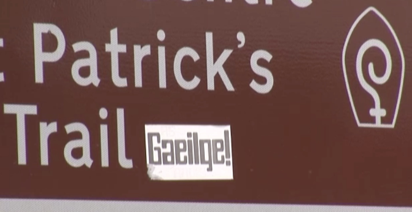 Why is Irish being banned from tourism signs here? Investigations